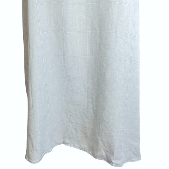 Chelsea & Theodore Tencel Swing Dress Windowpane Plaid Sleeveless NWT Large - Picture 5 of 8